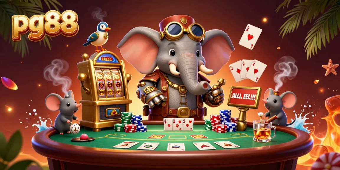 Enjoy thrilling gameplay at pg88 with the steampunk engineer and golden slot machine adventure.